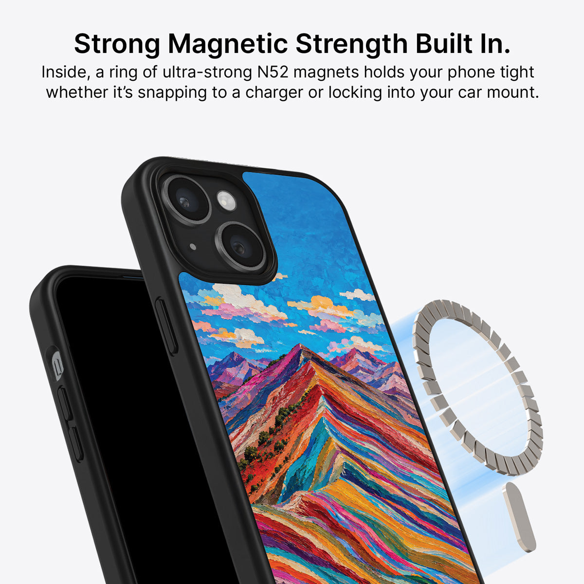iPhone 13 MagSafe case – Spectrum Ridge design