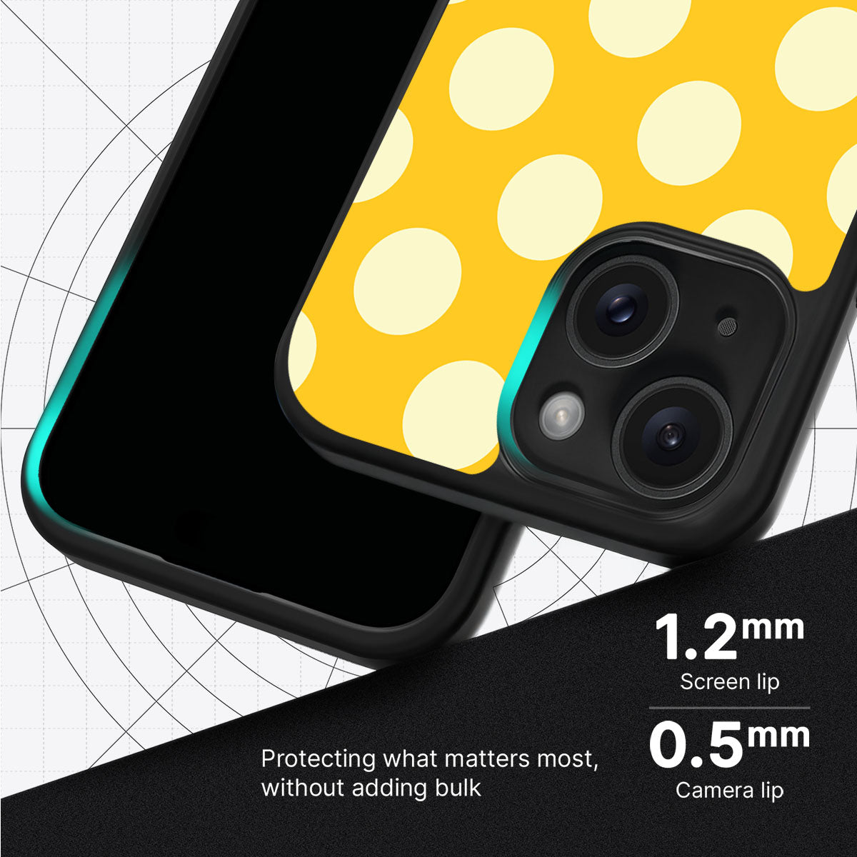 Sunny Dots - iPhone 13 Case #case type_core (magsafe), #case type_core (non magsafe)