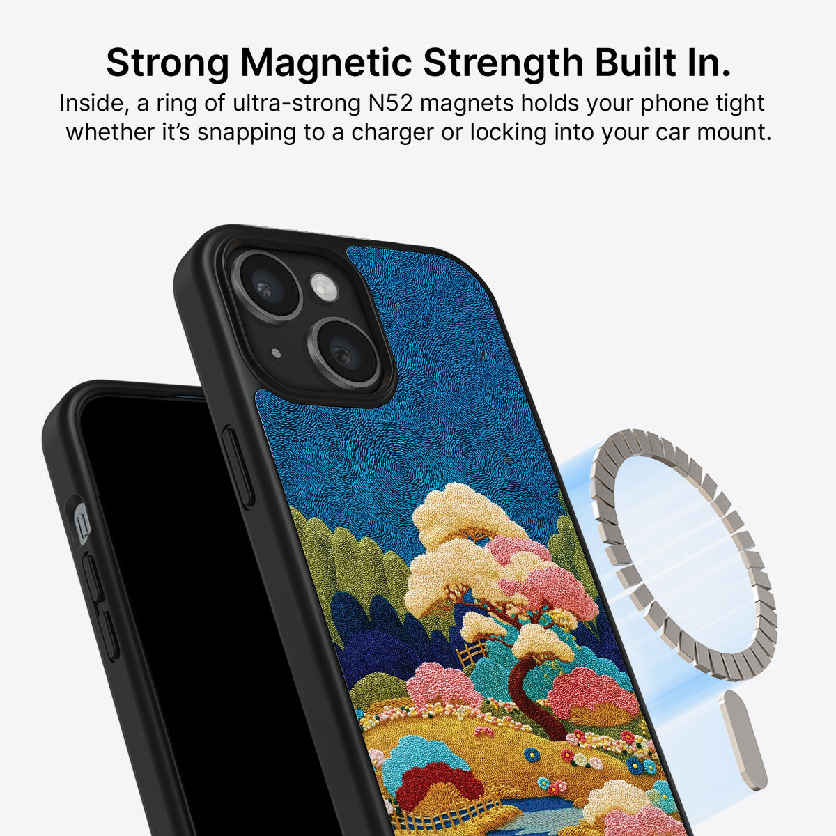 iPhone 13 Case with MagSafe – Zen Garden