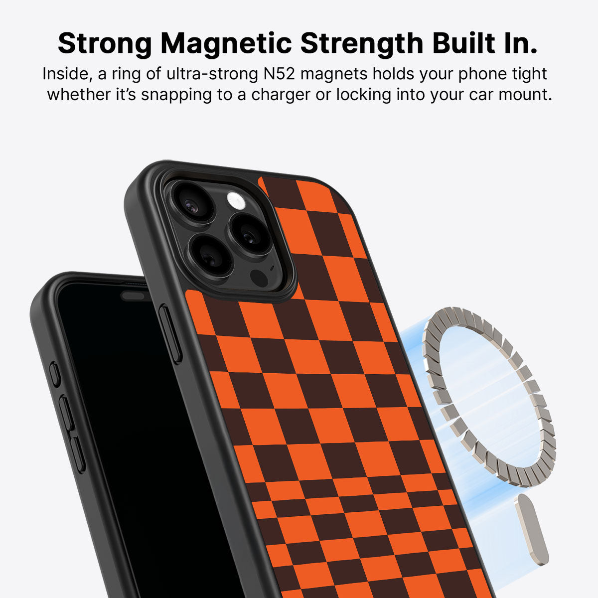 iPhone 13 Pro MagSafe case – Amber Pop design