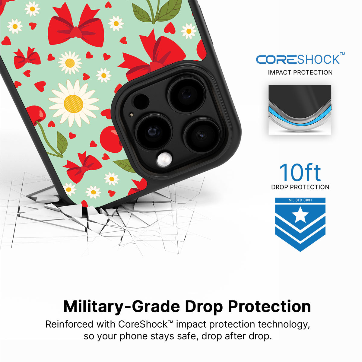 Blushing Bows - iPhone 13 Pro Case #case type_core (magsafe), #case type_core (non magsafe)