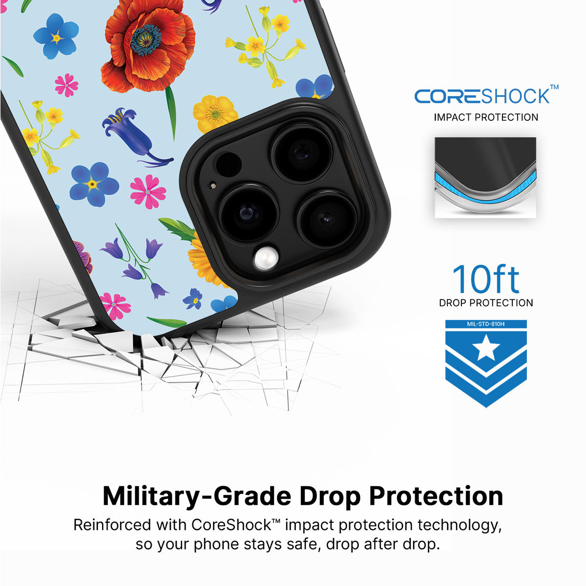 British Wildflowers - iPhone 13 Pro Case #case type_core (magsafe), #case type_core (non magsafe)