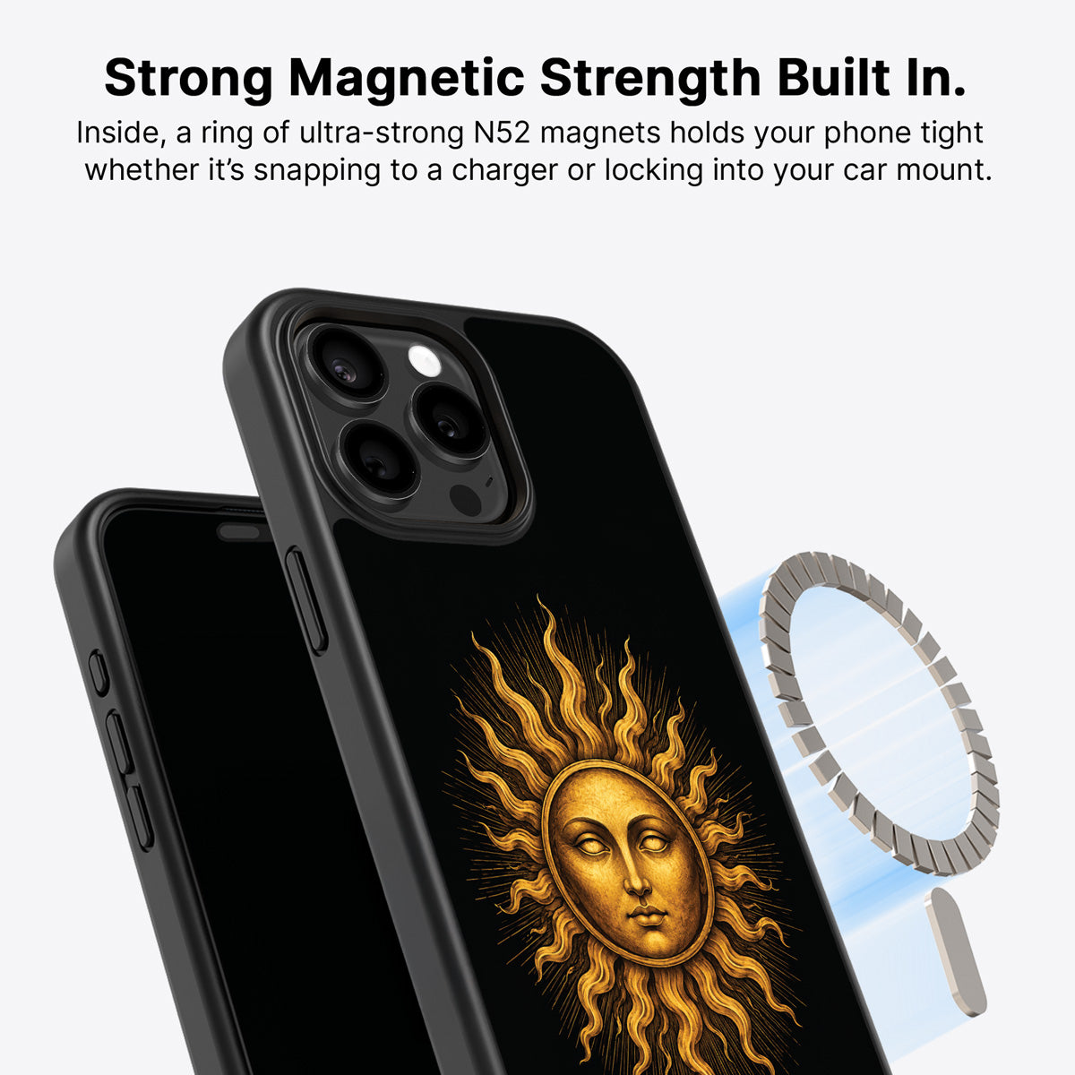 iPhone 13 Pro MagSafe case – Celestial Sun design