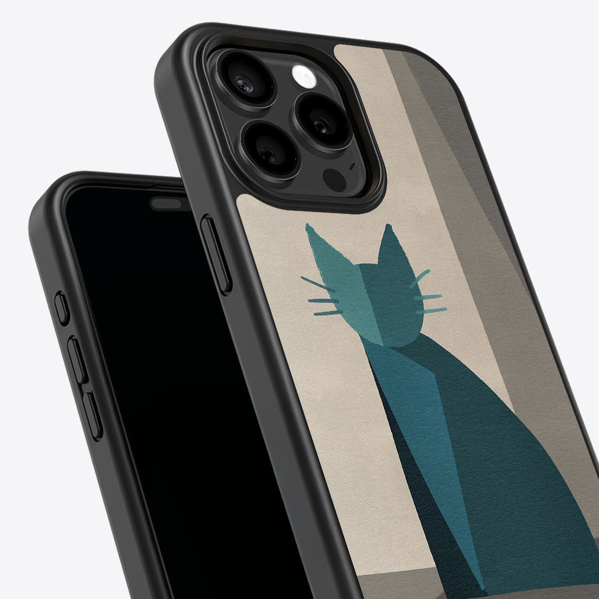 Cubist Feline - iPhone 13 Pro Case #case type_core (non magsafe)