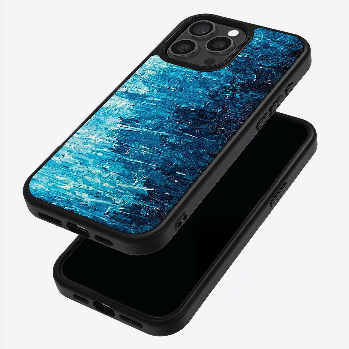 Indigo Impasto - iPhone 13 Pro Case #case type_core (magsafe), #case type_core (non magsafe)