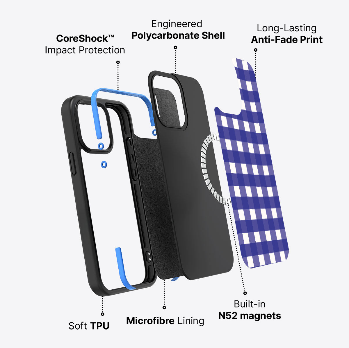 Nautical Grid - iPhone 13 Pro Case