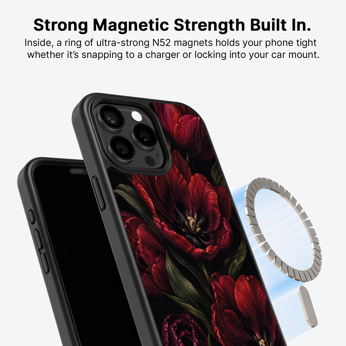 iPhone 13 Pro MagSafe case – Scarlet Hour design
