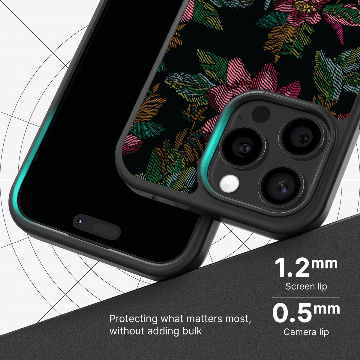 Woven Blooms - iPhone 13 Pro Case #case type_core (magsafe), #case type_core (non magsafe)