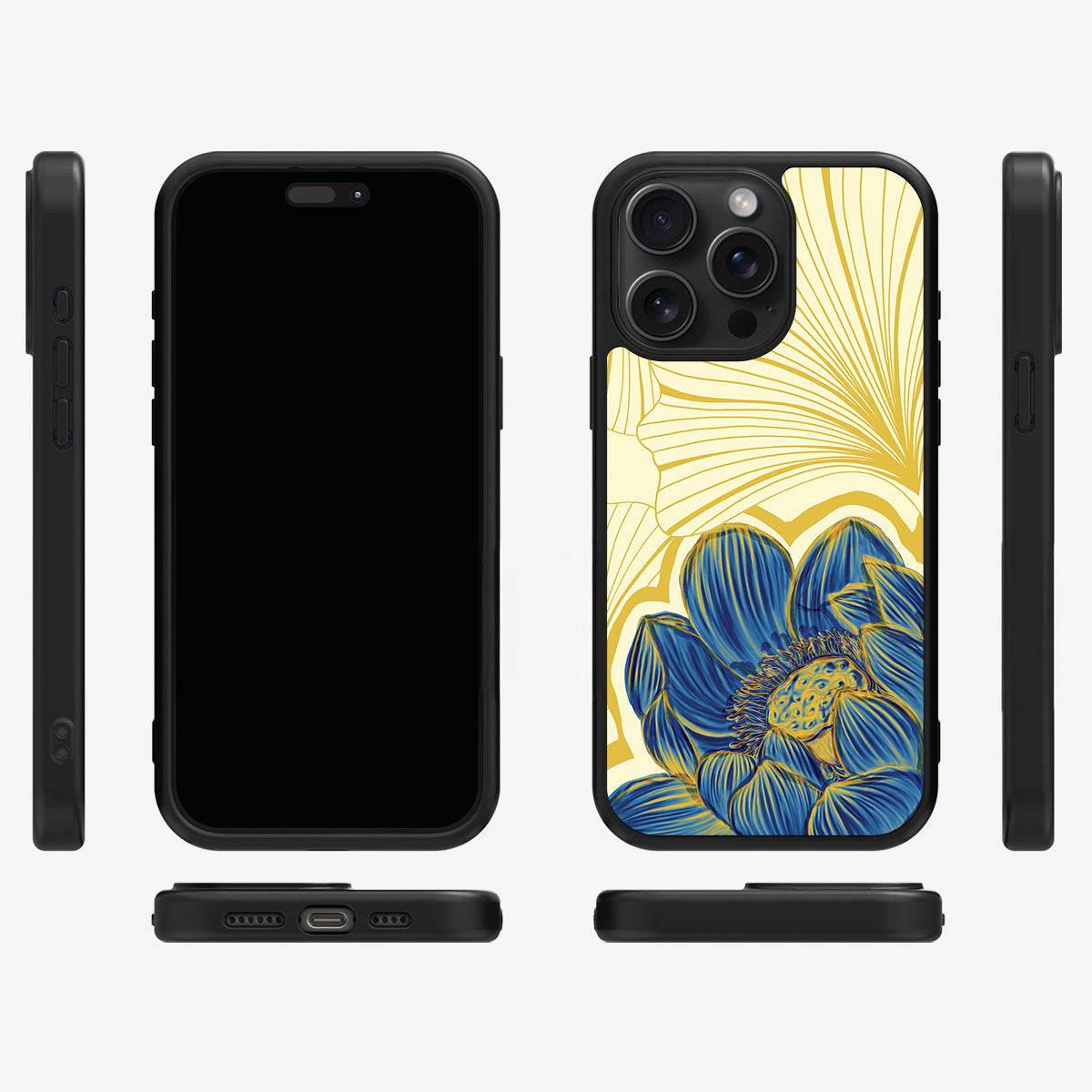 Blue Lotus - iPhone 13 Pro Max Case #case type_core (magsafe), #case type_core (non magsafe)