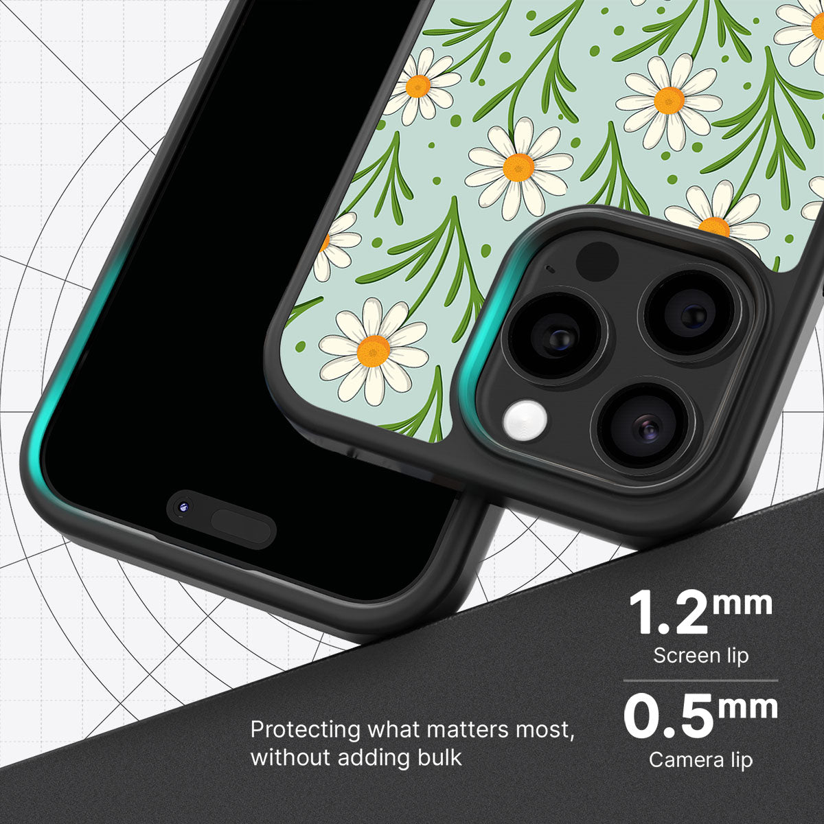 Daisy Flowers - iPhone 13 Pro Max Case #case type_core (magsafe), #case type_core (non magsafe)