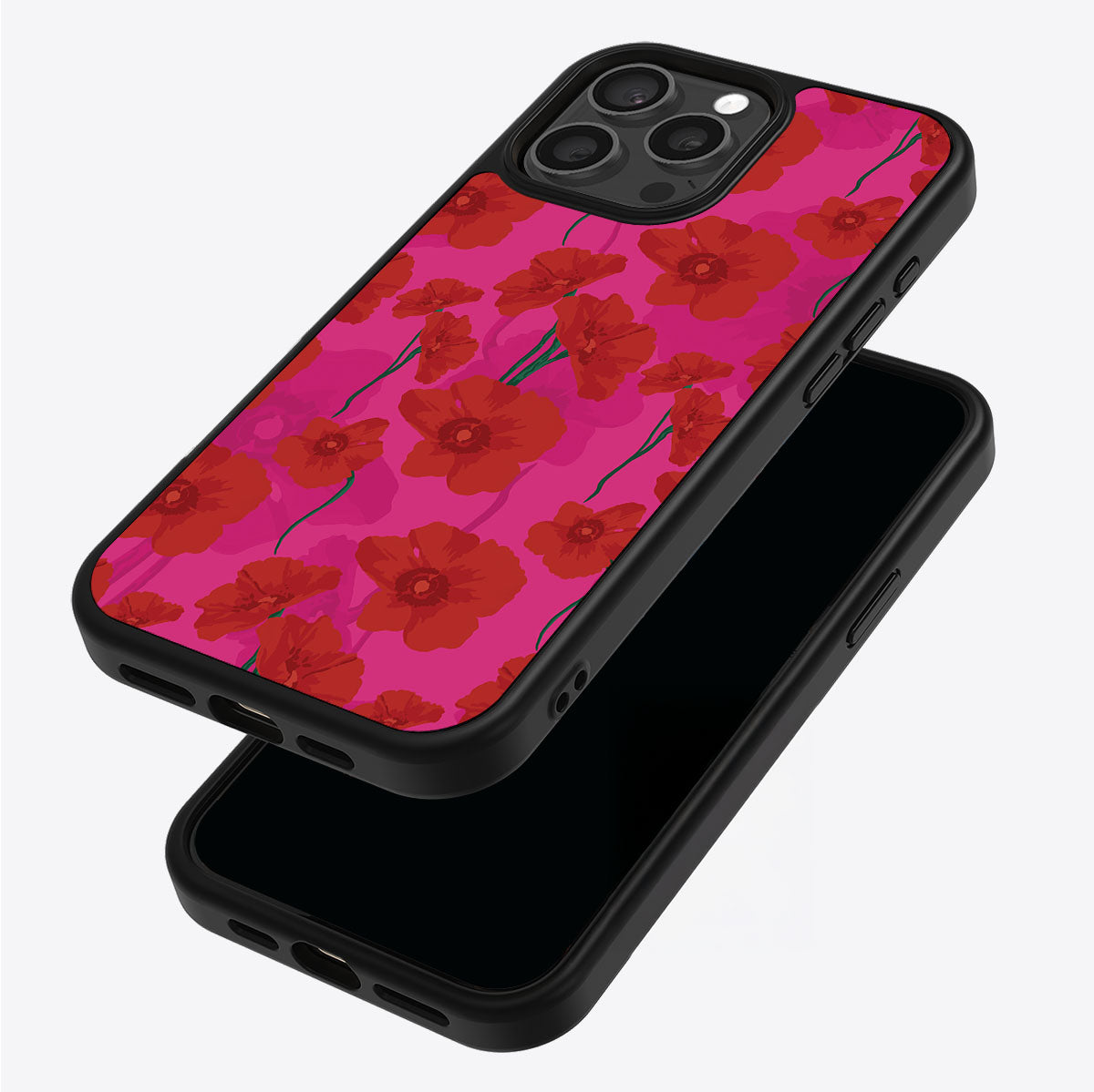 Pink Poppies - iPhone 13 Pro Max Case #case type_core (magsafe), #case type_core (non magsafe)