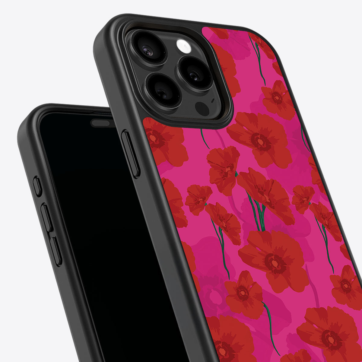 Pink Poppies - iPhone 13 Pro Max Case #case type_core (non magsafe)
