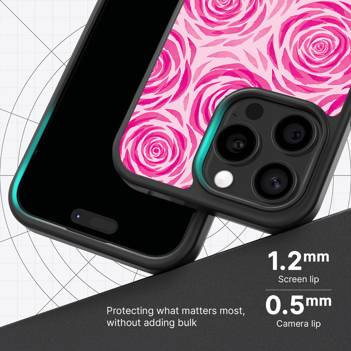 Rosy Reverie - iPhone 13 Pro Max Case  #case type_core (magsafe), #case type_core (non magsafe)