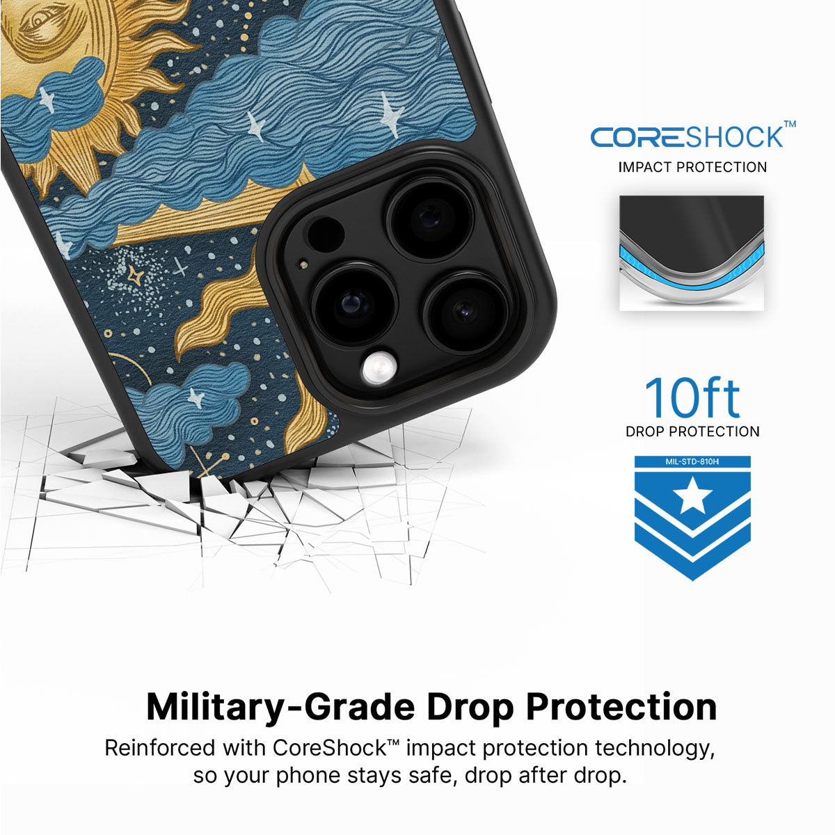 Solar Play iPhone 13 Pro Max case with drop protection