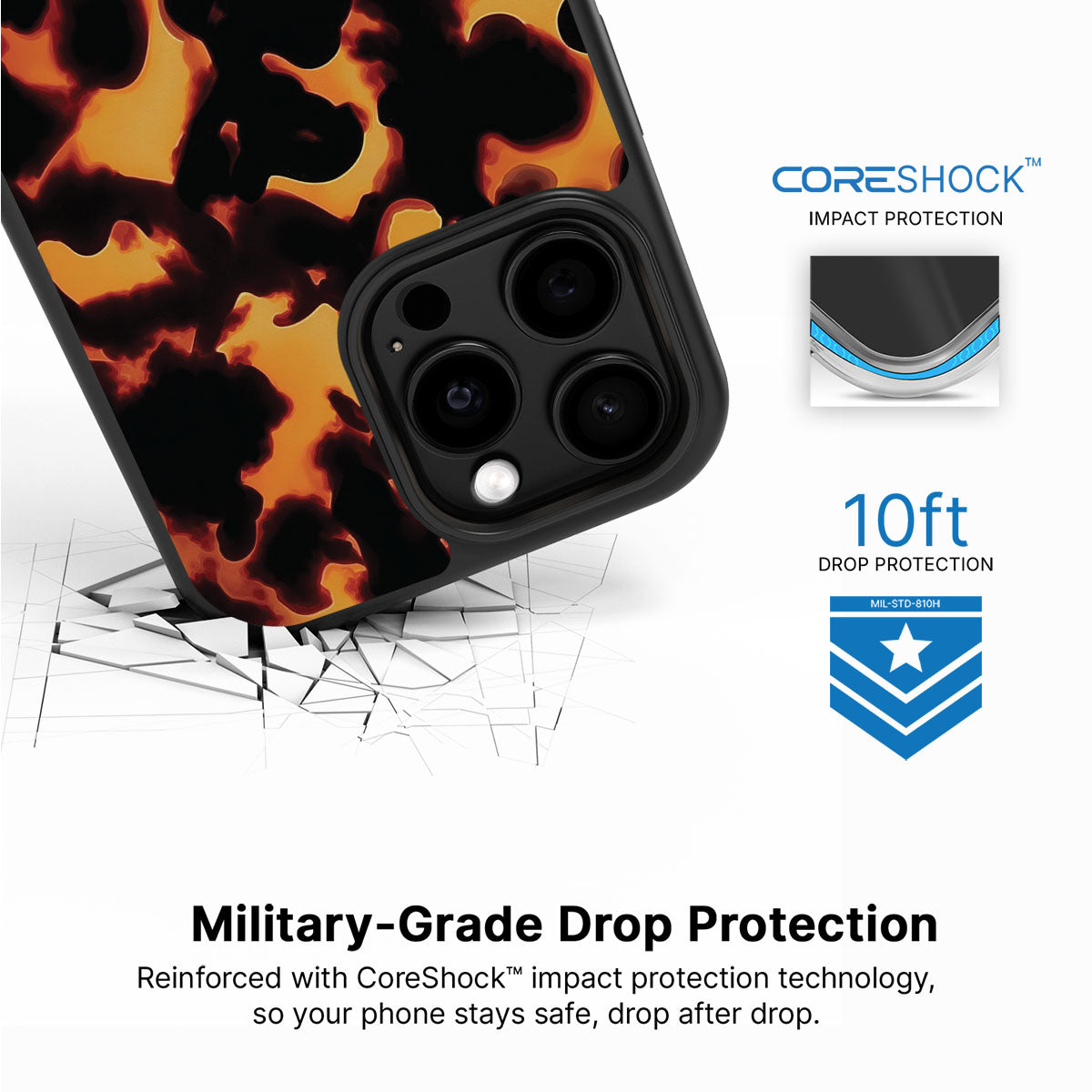 Tortoise Shell - iPhone 13 Pro Max Case