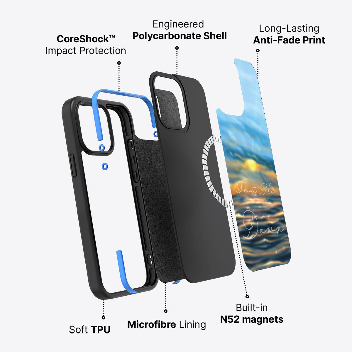 Trust the Dawn - iPhone 13 Pro Max Case #case type_core (magsafe)