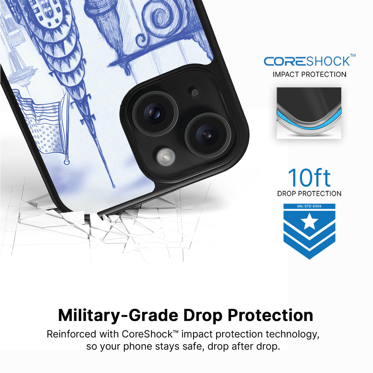 American Dream - iPhone 14 Case #case type_core (magsafe), #case type_core (non magsafe)