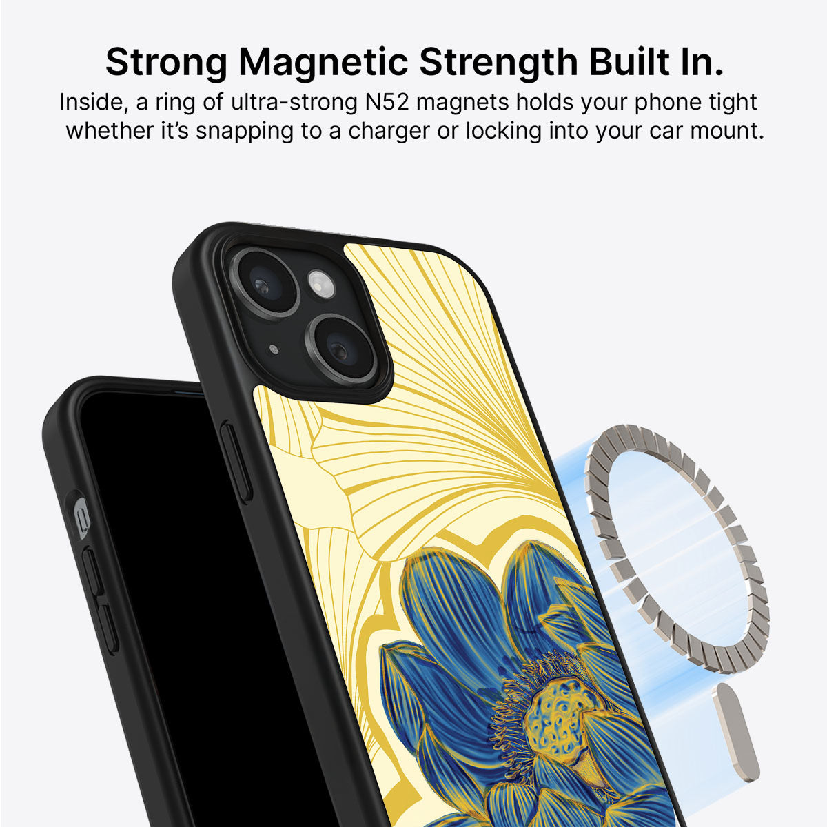 Blue Lotus - iPhone 14 Case #case type_core (magsafe)