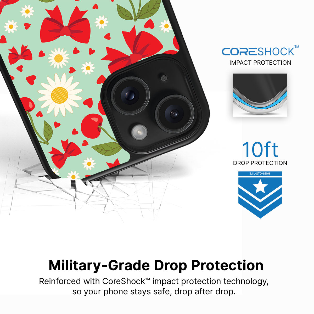 Blushing Bows - iPhone 14 Case #case type_core (magsafe), #case type_core (non magsafe)