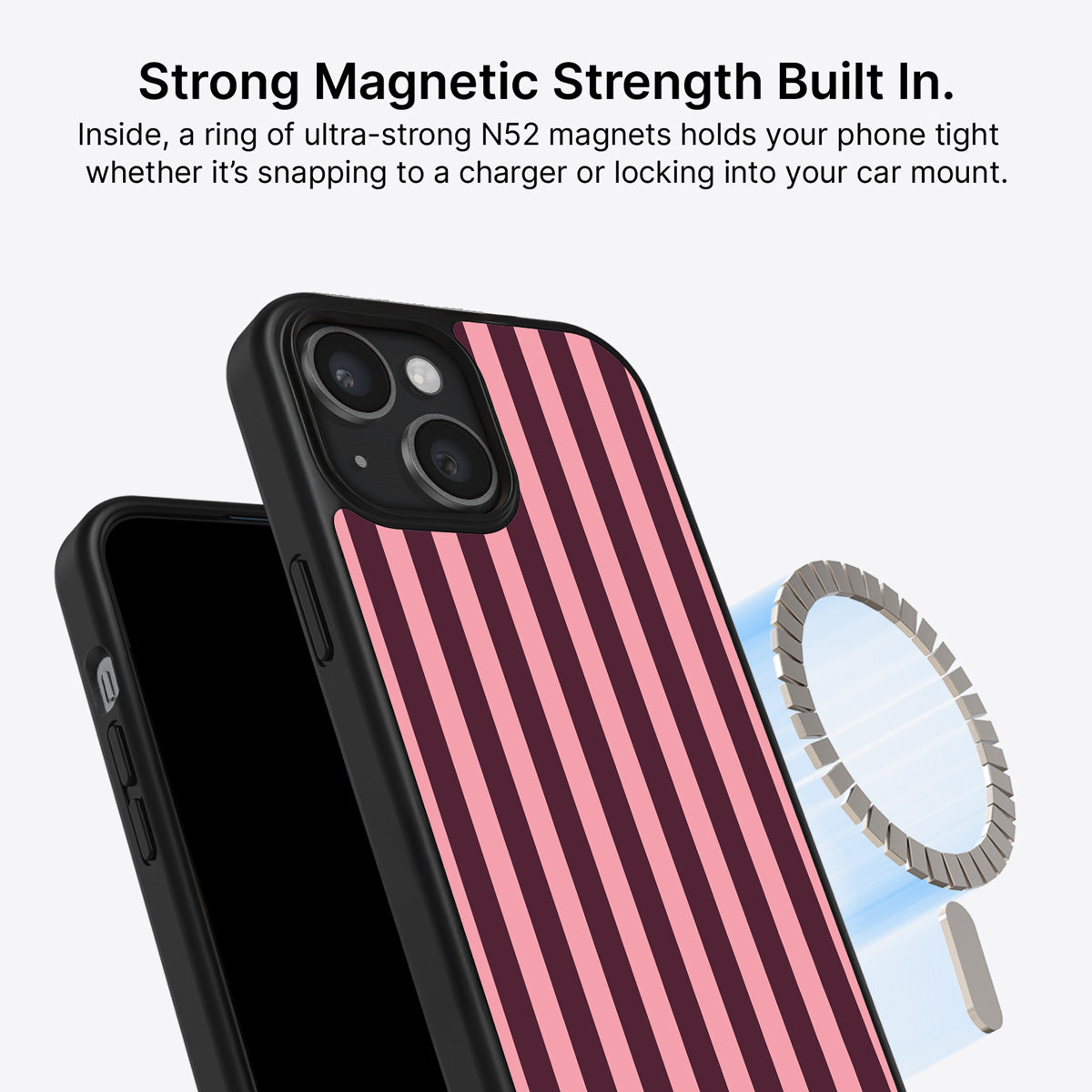 iPhone 14 MagSafe case – Candy Column design