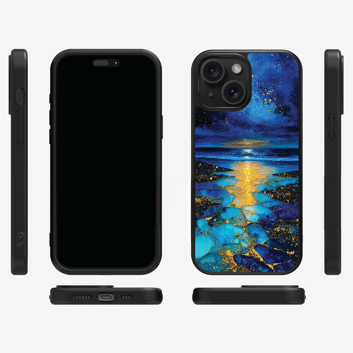 iPhone 14 Case with MagSafe – Cosmic Seascape