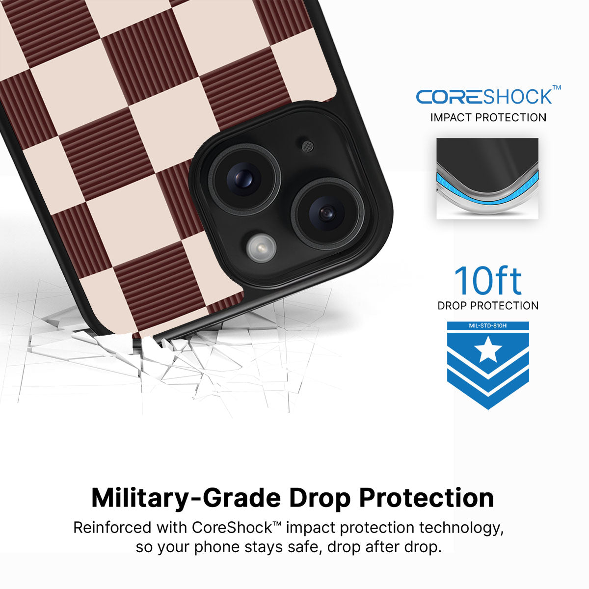 Elegance Espresso - iPhone 14 Case #case type_core (magsafe), #case type_core (non magsafe)