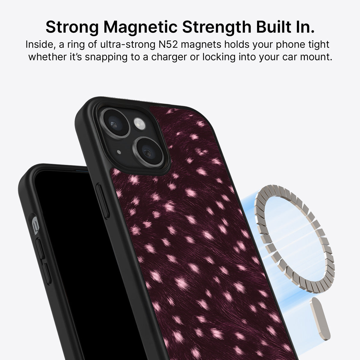 iPhone 14 MagSafe case – Fawn Spots design