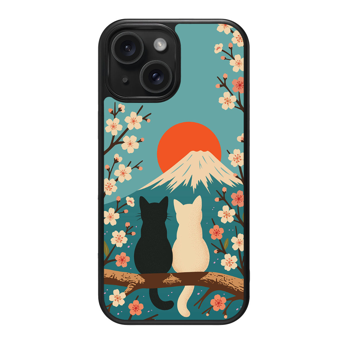 Fuji Cats - iPhone 14 Case #case type_core (magsafe), #case type_core (non magsafe)