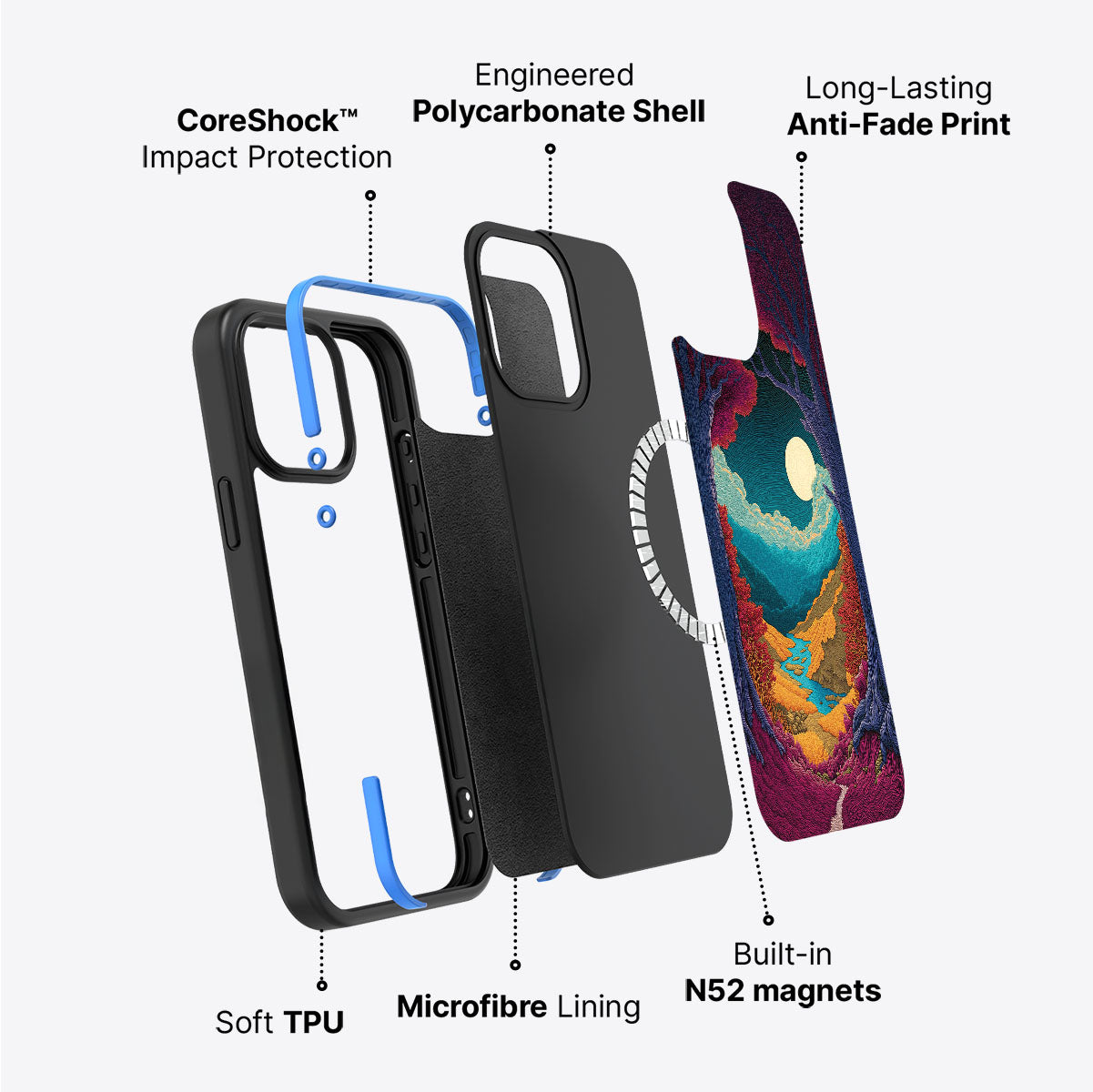 iPhone 14 Case with MagSafe – Harvest Moon