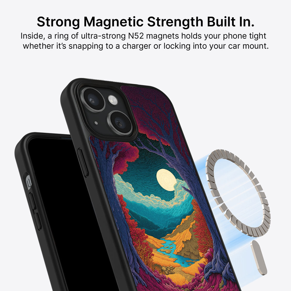 iPhone 14 Case with MagSafe – Harvest Moon