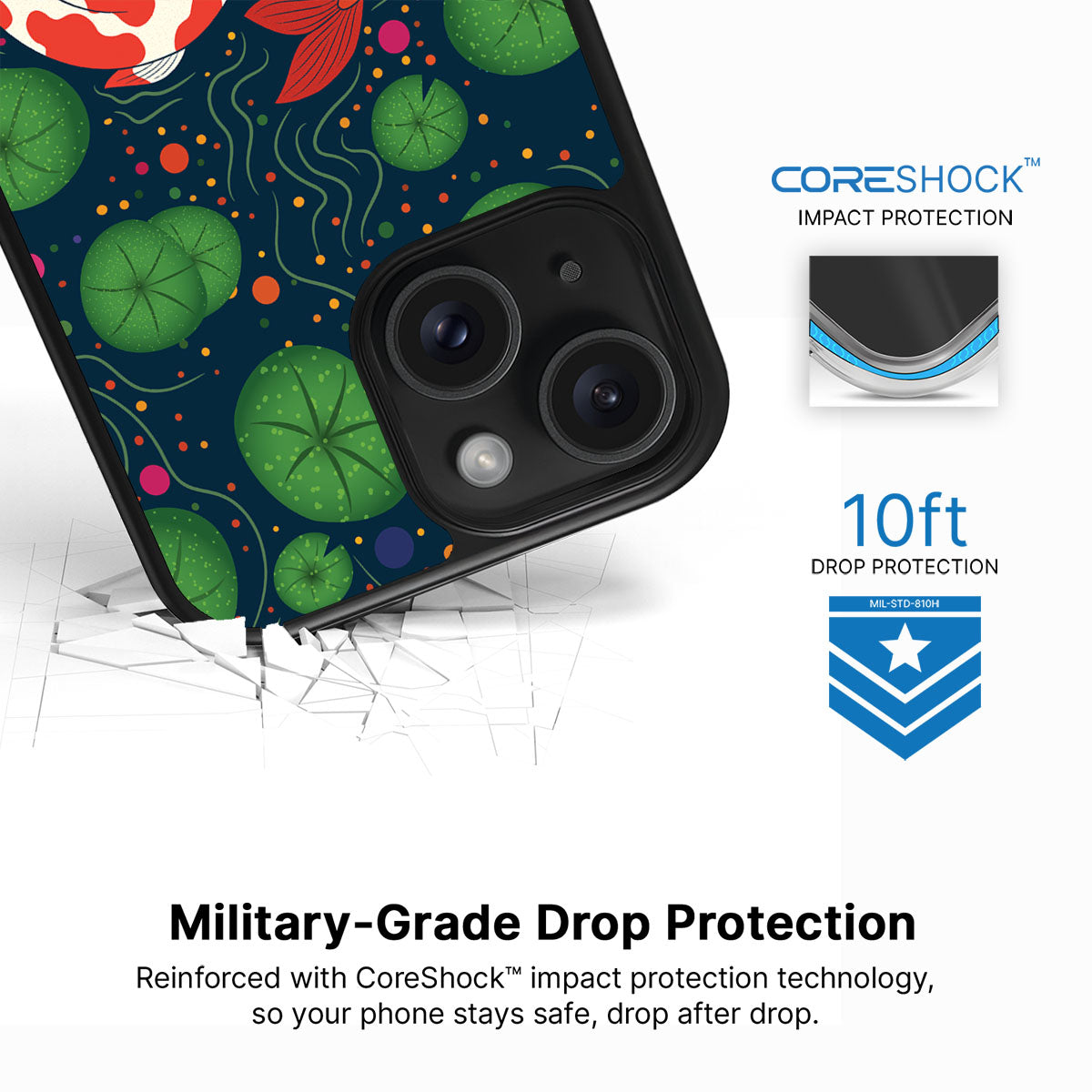 Koi Fish - iPhone 14 Case, #case type_core (magsafe), #case type_core (non magsafe)