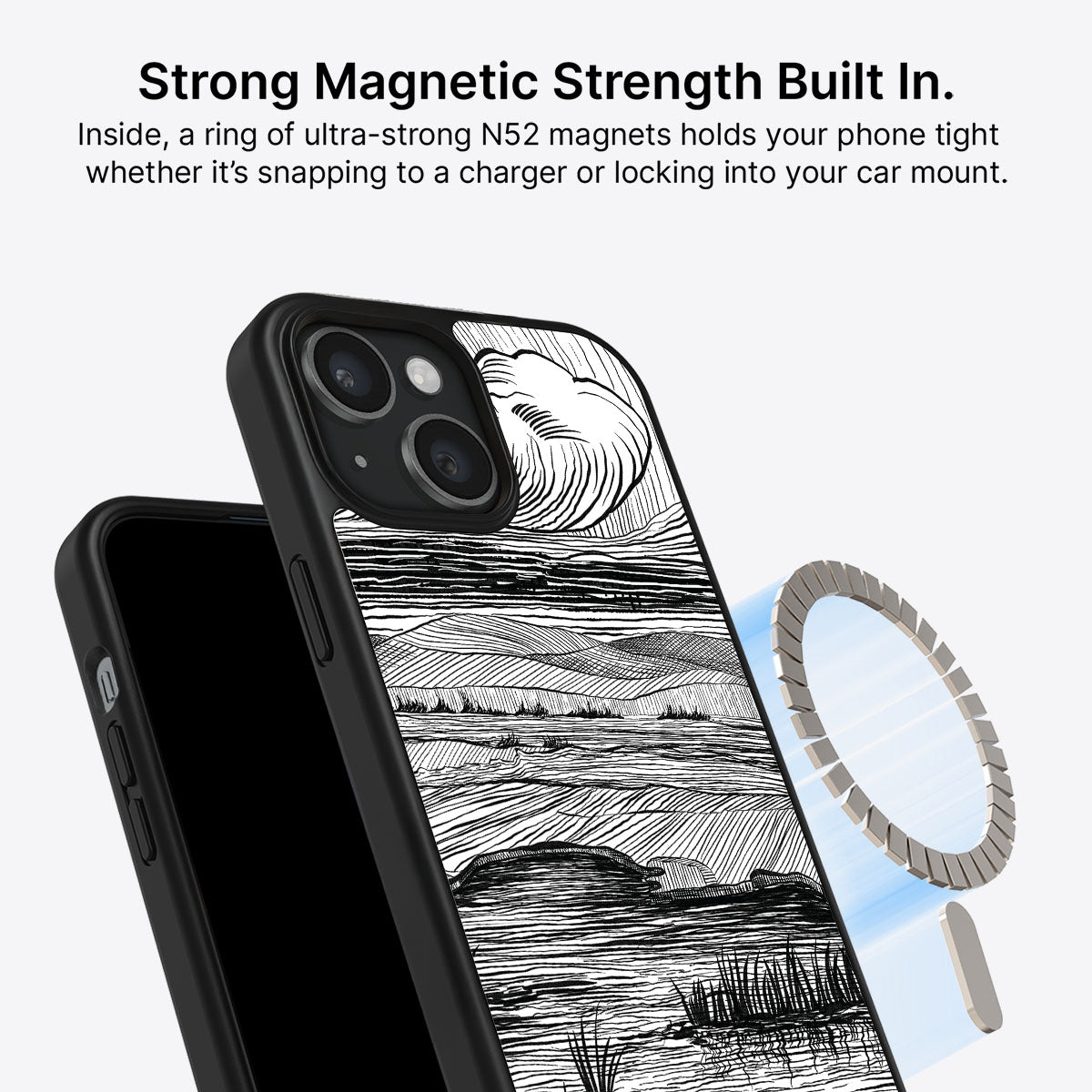 Linear Landscape - iPhone 14 Case #case type_core (magsafe)