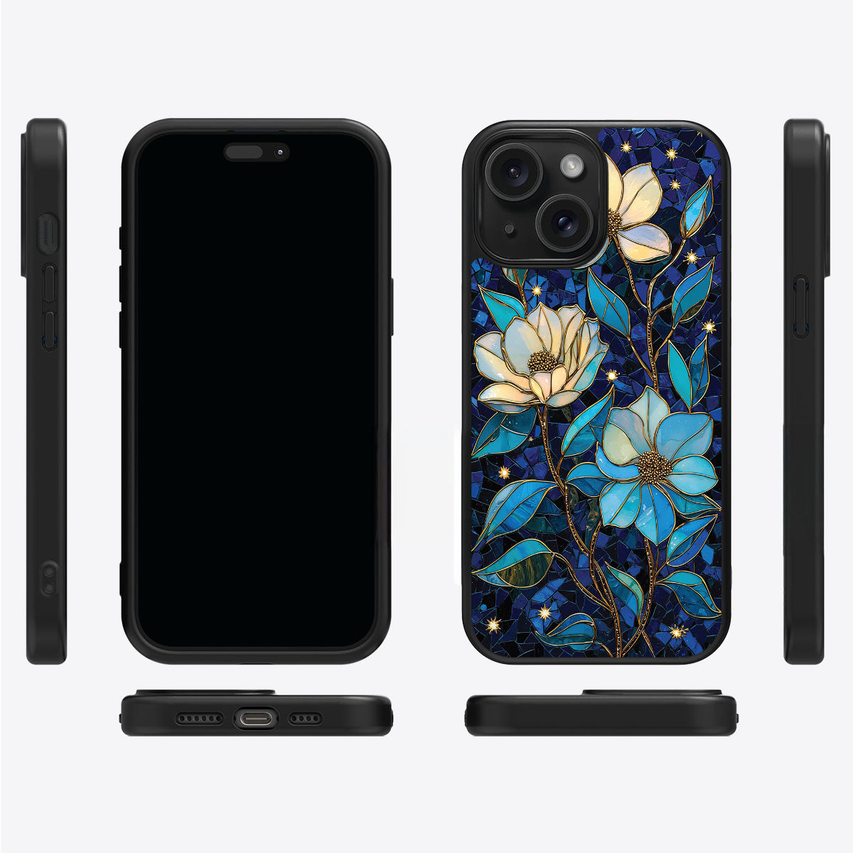 iPhone 14 Case with MagSafe – Midnight Magnolia