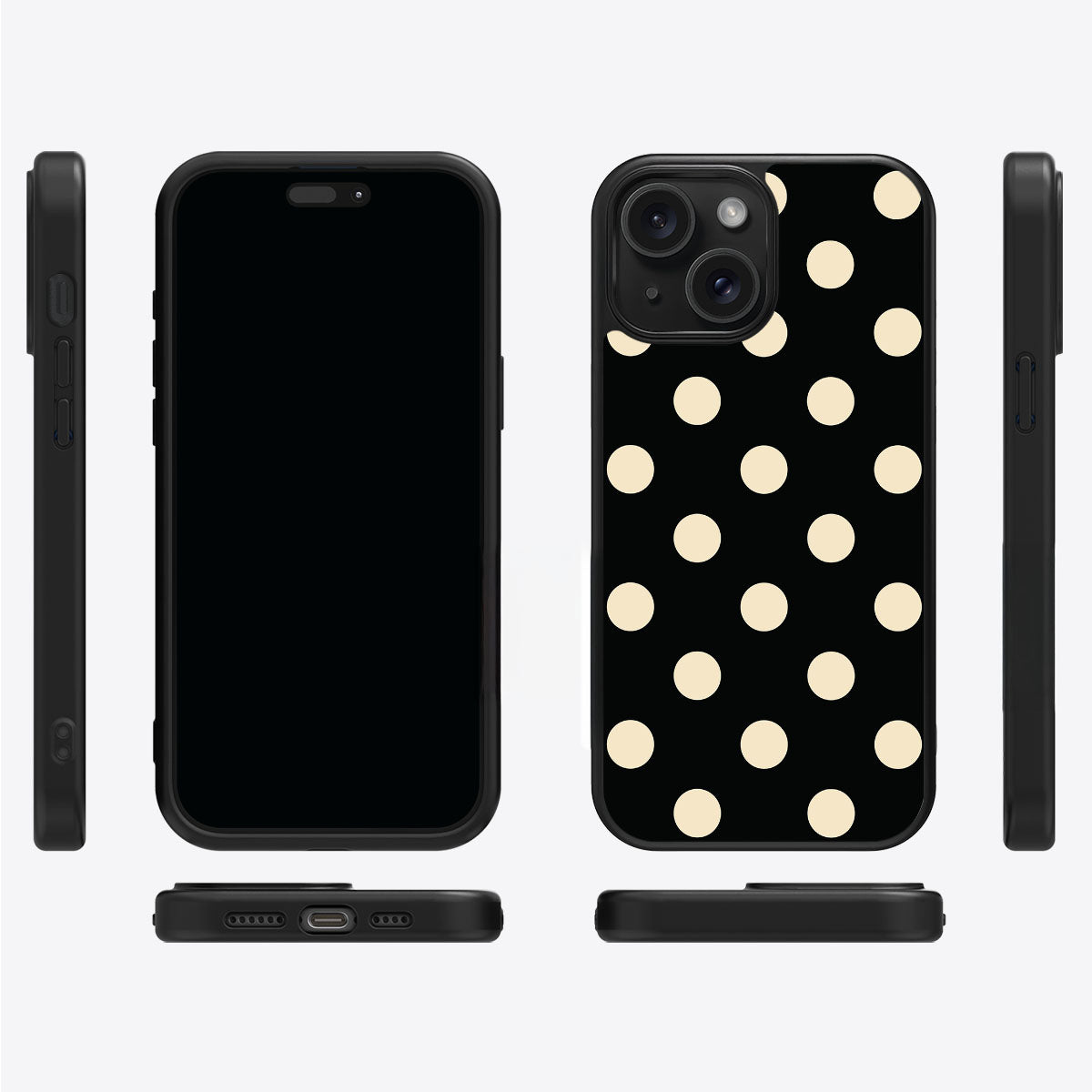 Noir Cream - iPhone 14 Case #case type_core (magsafe), #case type_core (non magsafe)