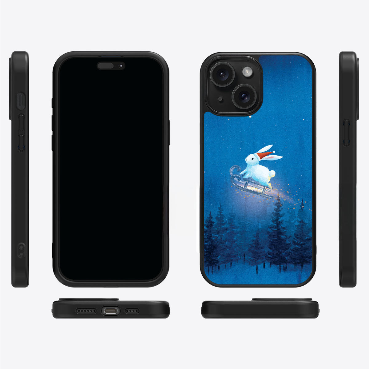 Santa Bunny - iPhone 14 Case #case type_core (magsafe), #case type_core (non magsafe)