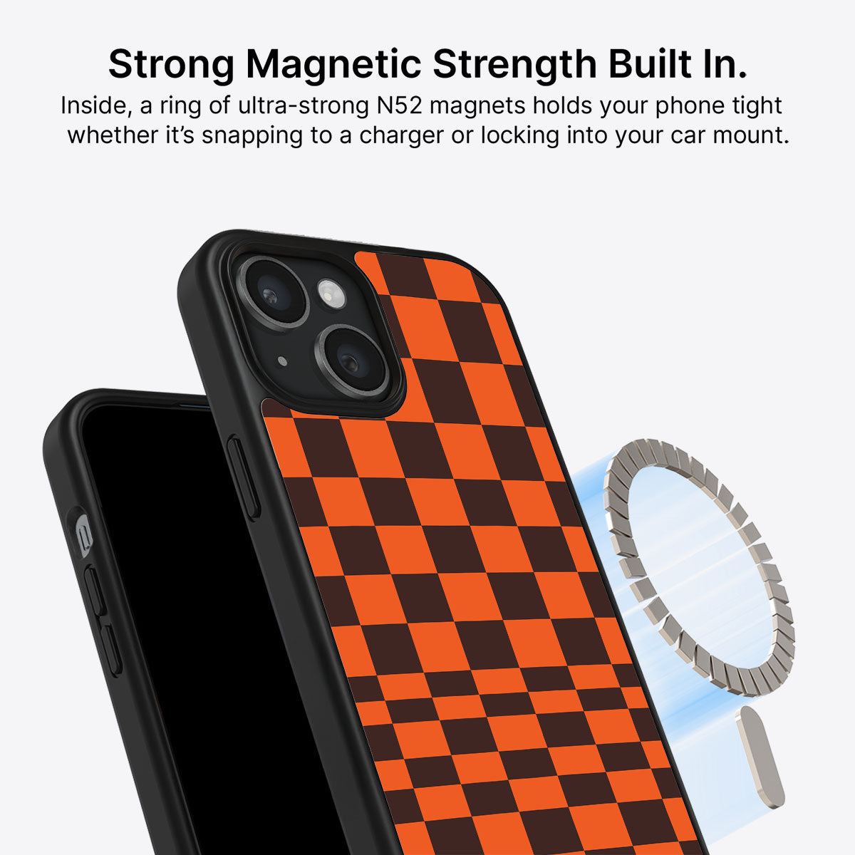 iPhone 14 Plus MagSafe case – Amber Pop design