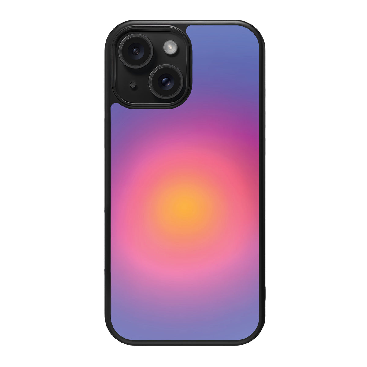 Aura Glow design back view – iPhone 14 Plus case