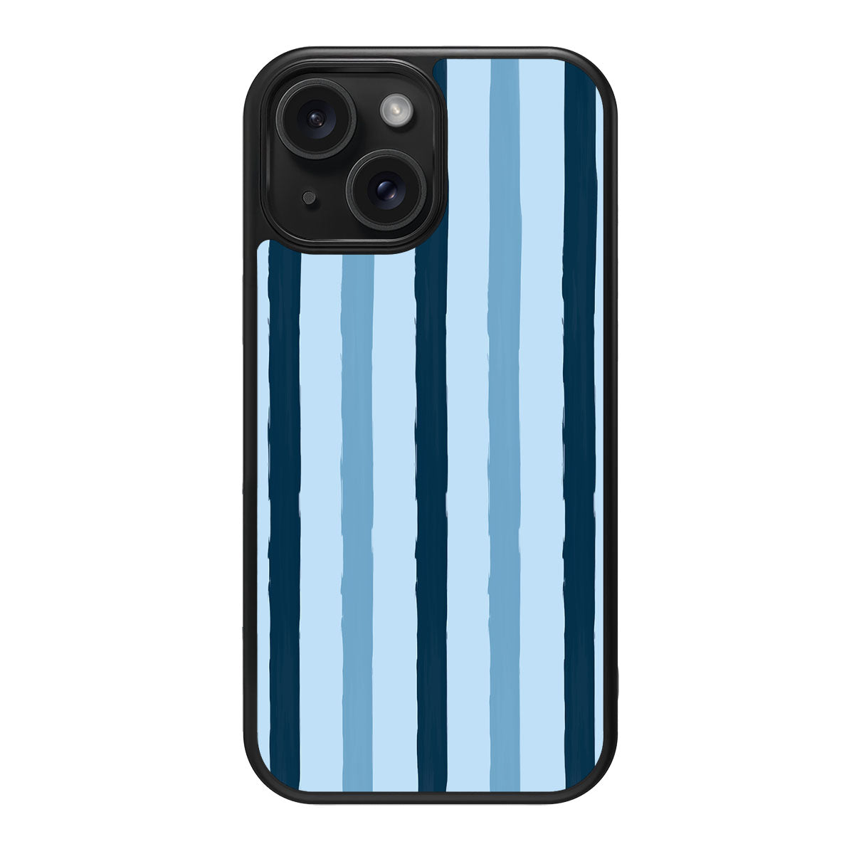 Blue Watercolor Stripes - iPhone 14 Plus Case #case type_core (magsafe), #case type_core (non magsafe)
