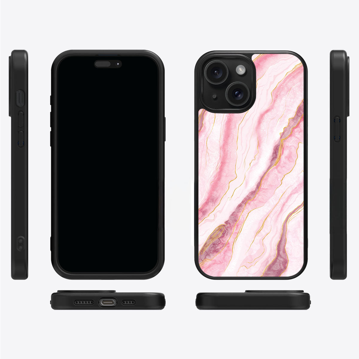 Blushed Marble - iPhone 14 Plus Case, #case type_core (magsafe), #case type_core (non magsafe)