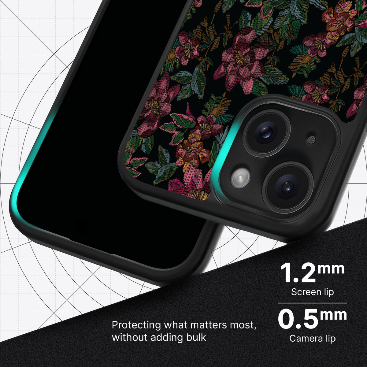 Floral Tapestry - iPhone 14 Plus Case #case type_core (magsafe), #case type_core (non magsafe)