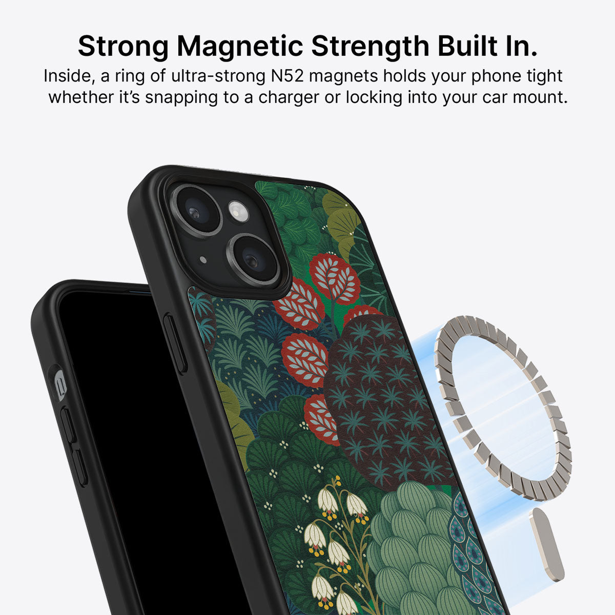 iPhone 14 Plus MagSafe case – Flourishing Forests design