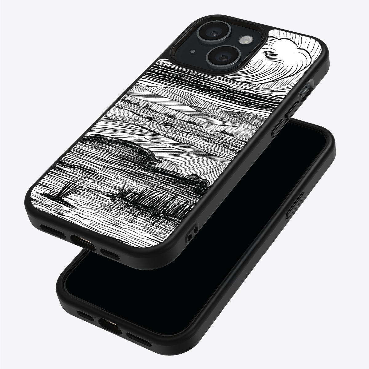 Linear Landscape - iPhone 14 Plus Case #case type_core (magsafe), #case type_core (non magsafe)