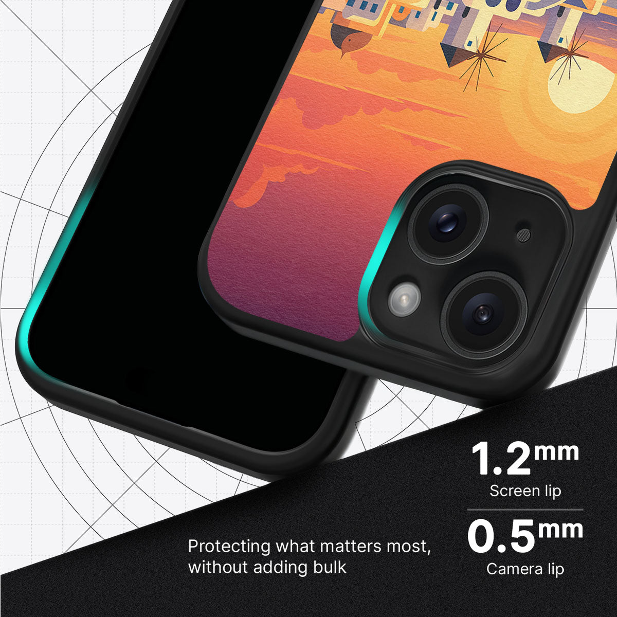 Santorini - iPhone 14 Plus Case #case type_core (magsafe), #case type_core (non magsafe)