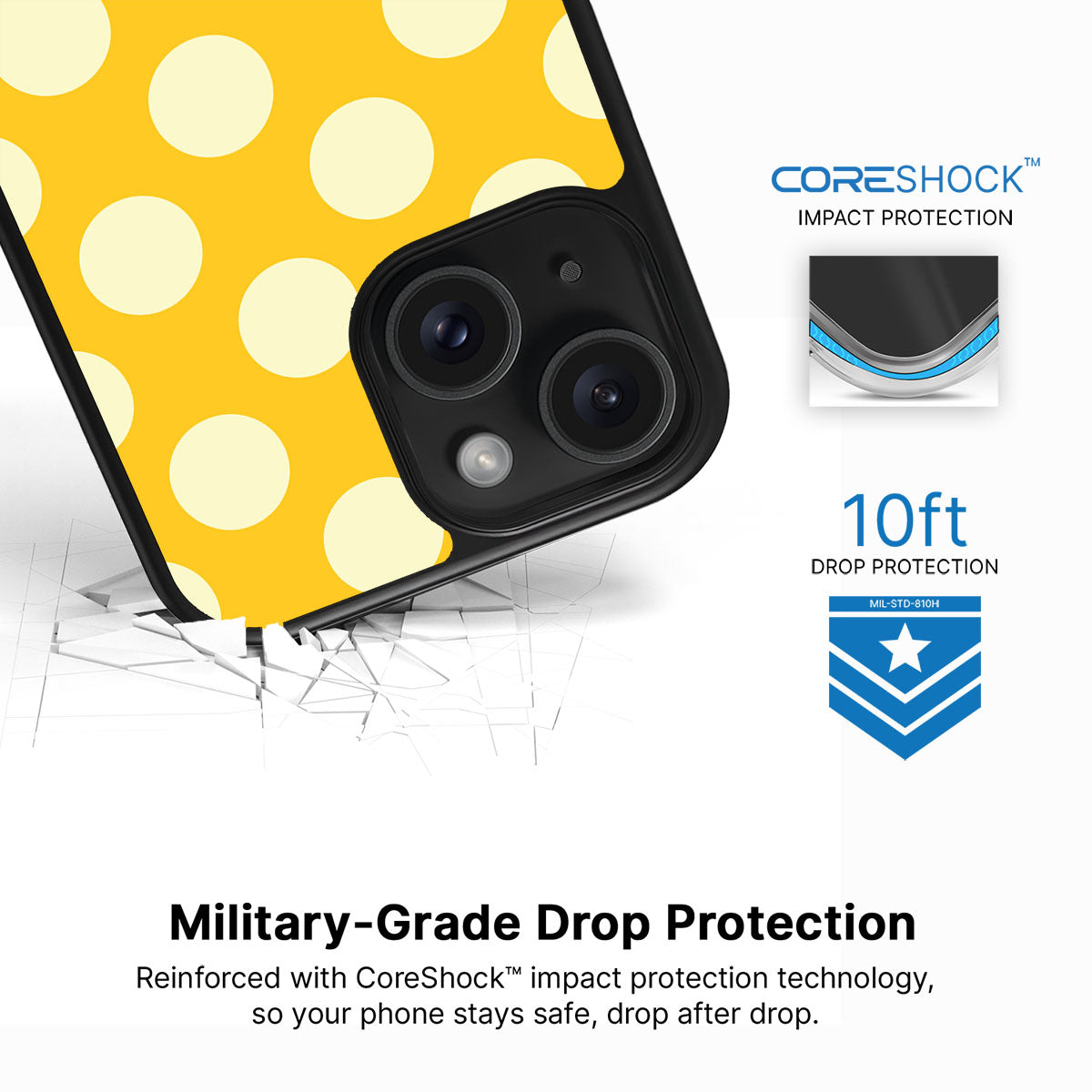 Sunny Dots - iPhone 14 Plus Case #case type_core (magsafe), #case type_core (non magsafe)