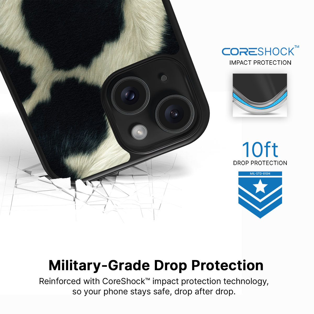 Swiss Cow - iPhone 14 Plus Case  #case type_core (magsafe), #case type_core (non magsafe)