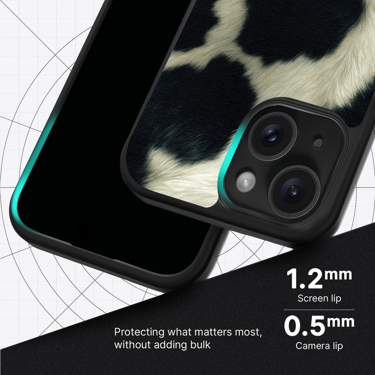 Swiss Cow - iPhone 14 Plus Case  #case type_core (magsafe), #case type_core (non magsafe)