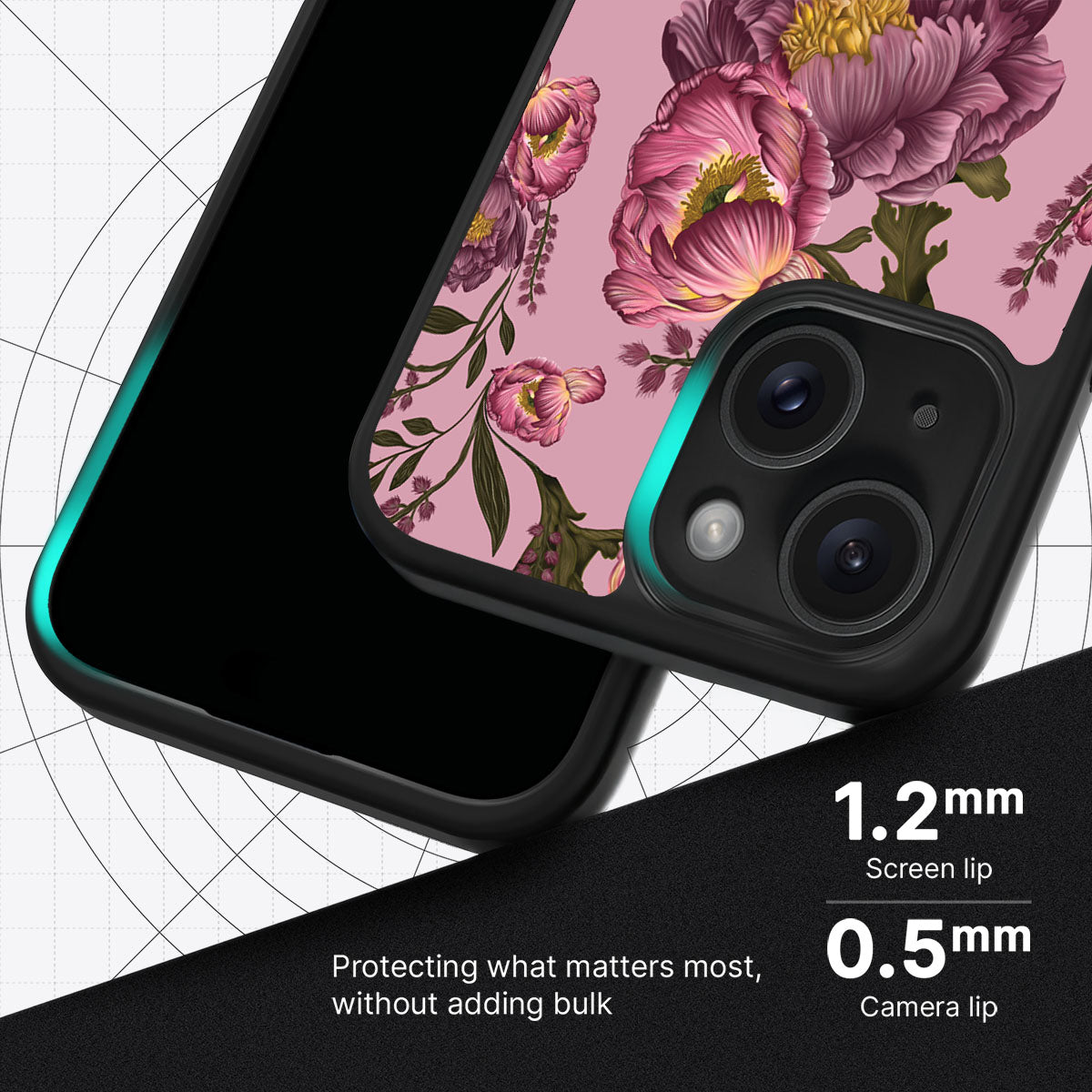 Vintage Blossoms - iPhone 14 Plus Case #case type_core (magsafe), #case type_core (non magsafe)