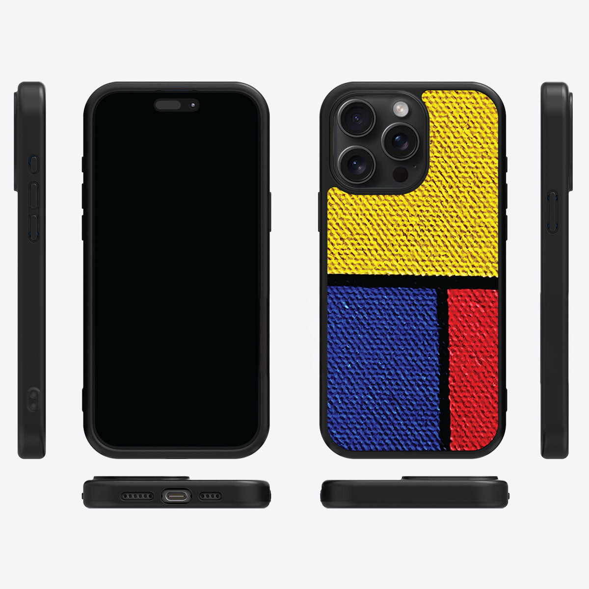 Bauhaus Blocks - iPhone 14 Pro Case #case type_core (magsafe), #case type_core (non magsafe)