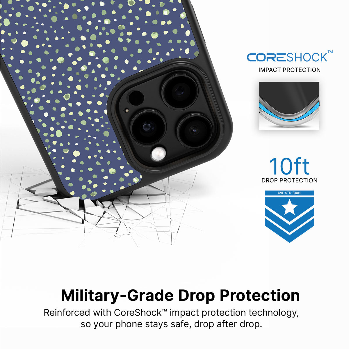 Blue Spring Dew - iPhone 14 Pro Case #case type_core (magsafe), #case type_core (non magsafe)