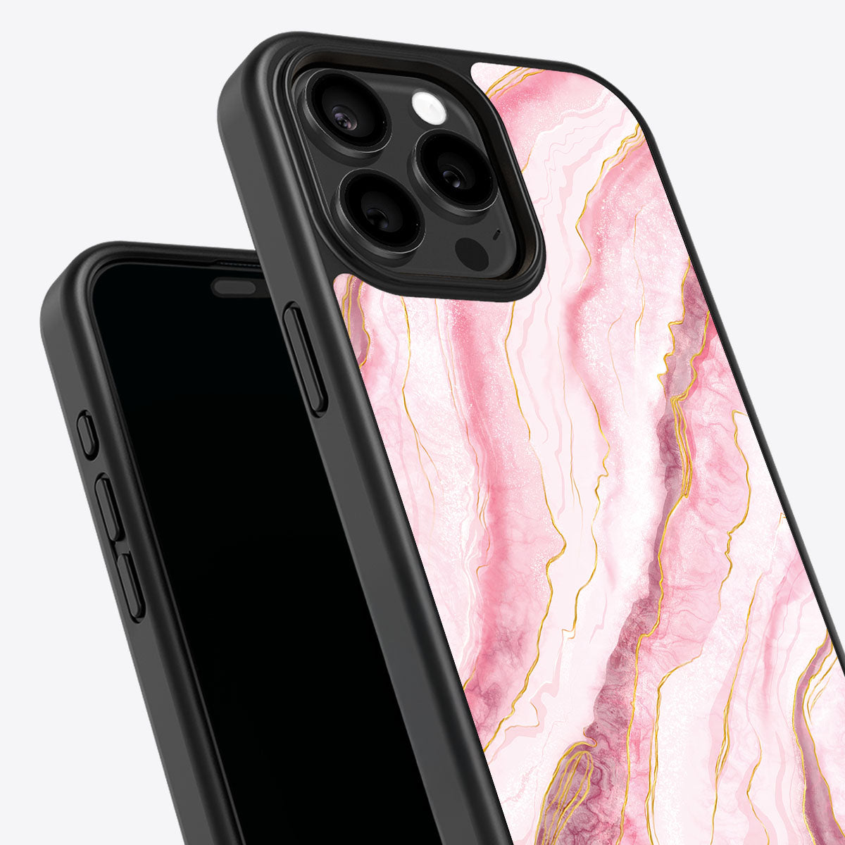 Blushed Marble - iPhone 14 Pro Case, #case type_core (non magsafe)